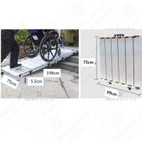 ราคา ทางลาดรถเข็นอลูมิเนียมยาวพิเศษ198ซม (198x75x5.5cm) พับครึ่งด้านกว้าง หนัก19 kg (4528332508)