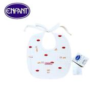ราคา Enfant อองฟองต์ ผ้ากันเปื้อน ผ้ากันน้ำลาย ลายใหม่ แบบผูก สำหรับเด็กแรกเกิด-2ปี (24495027374)