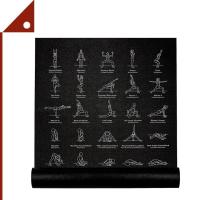 ราคา NewMe Fitness : NMF7402921* เสื่อโยคะ Yoga Mat - 24” x 68" - Non Slip with 70 Printed Yoga Poses (23890233500)