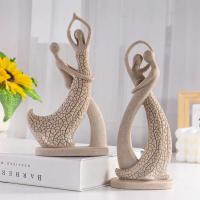 ราคา วันวาเลนไทน์ยุโรปสไตล์หินทรายตกแต่งคู่ห้องนั่งเล่นโต๊ะศึกษาของขวัญตกแต่งเรซิ่นหัตถกรรมตกแต่งรูปปั้นและประติมากรรม (48651749705)