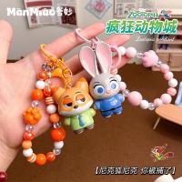 ราคา ของแท้ Crazy Animal City Judy Fox Nick พวงกุญแจรถจี้ตุ๊กตาน่ารักพวงกุญแจคู่ (40326729780)