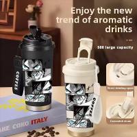 ราคา TERMOS Attack On Titan Anime Tumbler Coffee Stainless Steel CUP 500 ML แก้วสูญญากาศ Thermos ถ้วยกาแฟ CUPLXSP0915 (48702943941)