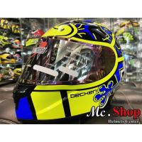 ราคา หมวกกันน็อค DECKEN FROG (สีเขียวมะนาวขีดน้ำเงิน) (6818264958)