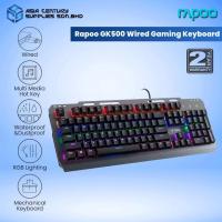 ราคา Rapoo GK500 Backlit Mechanical Gaming Keyboard US สีดํา / Rapoo Gaming Keyboard (43327505826)