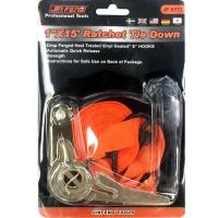 ราคา สายรัดของท้ายกระบะ ที่รัดของท้ายรถกระบะ Ratchet Tie Down Cargo เชือกรัดของ สายรัดนิรภัย สายรัดเทลเลอร์ สายรัดของขนส่ง 5m (12621525412)