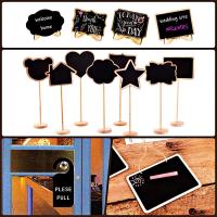 ราคา ป้ายกระดานดำ แบบหนีบ ห้อย ตั้งโต๊ะ กระดานดำ ลบได้ ใช้ชอล์กฝุ่นเขียน เมนู ราคา ตกแต่งร้านค้า 1ชิิ้น (21746248194)