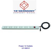 ราคา German Rack G7-00012 AC Power Distribution 12 Outlet w/Cable 3 M. รางปลั๊กไฟฟ้า 12 ช่อง (21145076464)