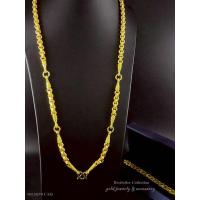 ราคา สร้อยทองลายทาโร่ นน5 บาท คล้องพระได้5องค์ (40512749613)