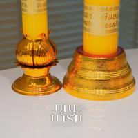 ราคา ขาเทียนพรรษา ฐานวางเทียนพรรษา เชิงเทียนพรรษา ขาตั้งเทียน ที่วางเทียน สีทอง ขนาด 4/5/6/7/9/12 ซม (ราคาต่อชิ้น) (43054117787)