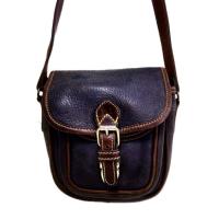 ราคา Roots กระเป๋าหนังแท้ สะพายครอสบอดี้ กระเป๋ามือสอง กระเป๋าหนังแท้ใบเล็ก กระเป๋าผู้ชาย men small leather saddle bag yonvin (29763798708)