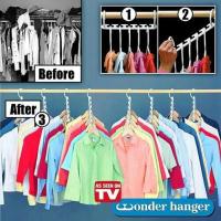 ราคา GANTUNGAN Magic Hanger / Wonder Hanger / Magic Hanger ไม้แขวนเสื้อวิเศษ (3044843285)