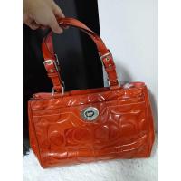 ราคา กระเป๋าชอปปิ้ง ทรงทำงาน Coach แท้ สีส้ม (26552699431)