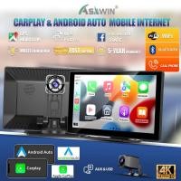 ราคา Asawin CP91 กล้องติดรถยนต์ไร้สาย 4k และ Android Auto พร้อมกล้องสํารอง 1080P 4k 1080P (27212734571)