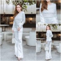 ราคา Sale ‼️เสื้อผ้างานป้าย: เซตเสื้อกางเกง ป้าย white garden ของใหม่ (2786106256)