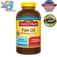 ราคา Nature Made Fish Oil 1200 mg 200 Softgels (360 Mg Omega-3) (14416543126)