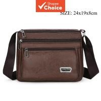 ราคา กระเป๋าสะพาย Unisex หนัง PU Messenger กระเป๋า Messenger กระเป๋าเป้สะพายหลังอเนกประสงค์แฟชั่นกระเป๋าคาดเอวกระเป๋า Messenger (27921406924)