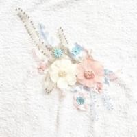 ราคา ลูกไม้ ดอกไม้ 3D ตกแต่งเสื้อผ้า ตกแต่งกระเป๋าสาน (6929443301)