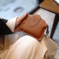 ราคา น่ารักช้างสร้างสรรค์ญี่ปุ่นเหรียญกระเป๋าจริงหนังนุ่มสุภาพสตรีมินิกระเป๋าเงินเหรียญพวงกุญแจฮาร์ดการจัดเก็บ/ปลาขนาดเล็ก12.24 (52253565028)