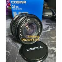 ราคา COSINA 24mm f2.8 MC MACRO mount nikon มือหมุน มือสองสภาพมือหนึ่ง (7434807031)