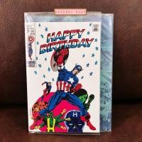 ราคา การ์ดอวยพรวันเกิด Happy Birthday ลาย Captain America ของแท้จาก Marvel Comics ญี่ปุ่น (16290336929)