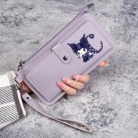 ราคา กระเป๋าสตางค์ใบยาวสีม่วง ออกแบบได้เอง เหมาะเป็นของขวัญวันเกิดสำหรับผู้หญิง (27489475434)