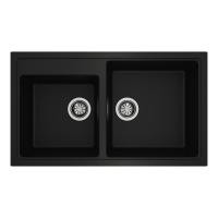 ราคา TEKA อ่างล้างจานแกรนิตสังเคราะห์ 2 หลุม LOTUS 90 2B TG Max แถมก๊อกน้ำเย็น (26486841471)