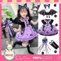 ราคา 5pcs ชุด Sanrio Kuromi Lolita ชุดเจ้าหญิงสาวปาร์ตี้ฮาโลวีนคอสเพลย์แต่งกายของขวัญวันเกิด Tutu ชุด 2025 (26906488278)