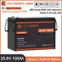 ราคา แบต 24v 100ah แบตเตอรี่ 12v 100ah/280ah Bluetooth Lifepo4 Battery, CST ENERGY Lithium แบตเตอรี่ with BMS (28737469605)
