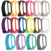 ราคา สายนาฬิกาข้อมือซิลิโคน หลากสี สําหรับ xiaomi Mi band 6 Miband 5 Mi band 4 Miband 7 xiaomi Mi band 3 Smart (16779684791)