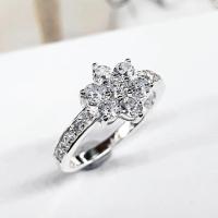ราคา แหวนเงินแท้ 92.5% สวย หรูหรา ใส่แล้วไม่แพ้ ไม่คัน ฝังเพชรรัสเซีย (2699316820)