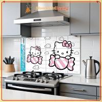ราคา WBTH Sanrio Hello Kitty ฟิล์มป้องกันตกแต่งกันน้ําและน้ํามันห้องครัวผนัง Static วอลล์เปเปอร์ห้องนอนสติ๊กเกอร์ติดผนัง Vary (55102492840)