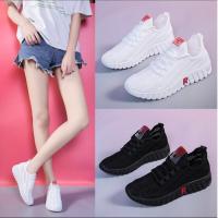 ราคา รองเท้าใส่เที่ยว รองเท้าผ้าใบ แฟชั่น พื้นกันลื่นได้ดี น้ำหนักเบา สวมใส่สบาย YR7 สีขาว/สีดำ (28856650566)
