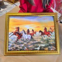 ราคา กรอบรูปภาพมงคล ม้า8เซียน เรียกทรัพย์ มั่นคง คล่องแคล่ว รูปภาพ ตกแต่ง บ้าน อาคาร มอบ ของขวัญ ที่ระลึก เมก้าปั้นดิน (21495025424)