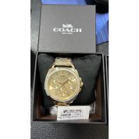 ราคา นาฬิกา coach 14503130 แท้ๆจากสหรัฐWomens Gold หมด Stainless Steel BOYFRIEND Chronograph Bracelet Watch 14503130 (23719014088)