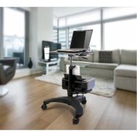 ราคา โต๊ะคอมพิวเตอร์เคลื่อนที่ โต๊วางคอมพร้อมที่วางซีพียู พับเก็บได้ ปรับระดับความสูงได้ มีล้อเลื่อน จัดส่งฟรี (9723927563)