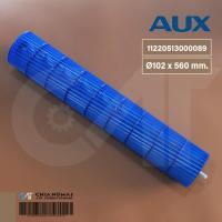 ราคา 11220513000089 ใบพัดลมแอร์ Aux ใบพัดลมโพรงกระรอก โบเวอร์แอร์อ๊อก รุ่น ASW-09/DIMA (40374617367)