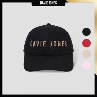 ราคา DAVIE JONES หมวกแก๊ป ปักโลโก้ Cap With a Logo Unisex AP0004 สีดำ แดง ครีม ชมพู (43853292959)