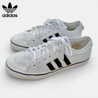 ราคา รองเท้ามือสอง Adidas Original รุ่น Nizza สีขาว ไซส์ 8.5 ( 26.5 cm ) สภาพดี ไม่มีตำหนิ (42727741990)