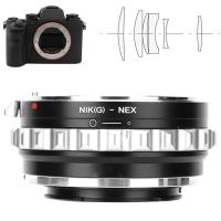 ราคา ASHATA M Ugast เลนส์อะแดปเตอร์แหวน NIK NEX สําหรับ Nikon G Mount Fit NEX-3 NEX-3C NEX-3N NEX-5 NEX-5C NEX-5N NEX-5R (28689826940)