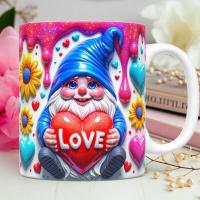 ราคา แก้วกาแฟเซรามิก Dwarf Gnome 3D Love ถ้วยน้ําวันวาเลนไทน์ของขวัญคู่วาเลนไทน์ (52601272952)