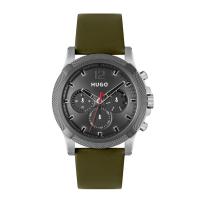 ราคา HUGO BOSS นาฬิกาข้อมือผู้ชาย IMPRESS รุ่น HB1530293 สายหนัง สีเขียว 46มม. (52903328012)