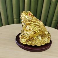 ราคา คางคก คางคก3ขา คาบเหรียญ 4,5นิ้ว(เหรียญถอดได้) (1372841901)