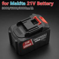 ราคา 18V แบตเตอรี่ลิเธียมไอออน ชาร์จใหม่ได้ 9.0Ah 6.0Ah 3.0Ah พร้อมปลั๊กสำหรับเครื่องมือไฟฟ้า Makita (42026323520)