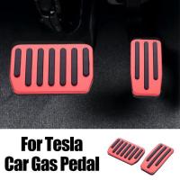 ราคา Non Silp Red Aluminum Alloy Car Gas Accelerator Brake Pedal For Tesla Model 3 (41526880190)