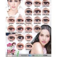 ราคา รวมลายขายดี Pretty doll set 1 brown gray Contactlens บิ๊กอาย คอนแทคเลนส์ ราคาถูก แถมตลับฟรี (2795105659)