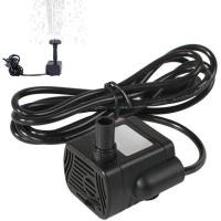 ราคา ปั๊มน้ําพลังงานแสงอาทิตย์ปั๊มน้ําพุพลังงานแสงอาทิตย์เงียบขนาดเล็กพร้อมสาย 1.5 ม. เหมาะสําหรับสวนรดน้ําบ่อลอยระยะทางสเปรย์ 1.5 ม. เหมาะสําหรับตู้ปลา (ไม่มีแผง) (54204007318)