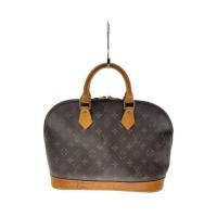 ราคา LOUIS VUITTON Handbag 1) Alma_Monogram Canvas_BRW PVC Brown M51130 with Scratches and Leather Stains Direct from Japan Secondhand (50604015539)