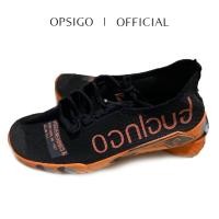 ราคา OPSIGO รองเท้าฤดูใบไม้ผลิ Gingo สีดําสีส้ม Premium รองเท้าผู้ชายอินเทรนด์คุณภาพระดับพรีเมียม (20278278320)