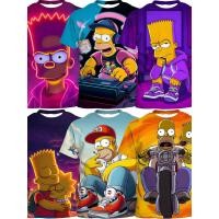 ราคา เสื้อยืดเด็กสไตล์การ์ตูน ลาย Simpson สำหรับหนุ่มๆ ยุคใหม่ (50302569169)