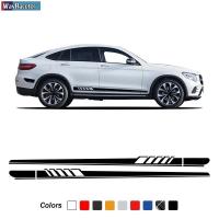 ราคา 2 ชิ้นประตูด้านข้าง Stripe กระโปรงสติกเกอร์ Edition 1 AMG Decal สําหรับ Mercedes Benz GLC Class X253 C253 Coupe GLC 250 300 63 อุปกรณ์เสริม (25047820049)